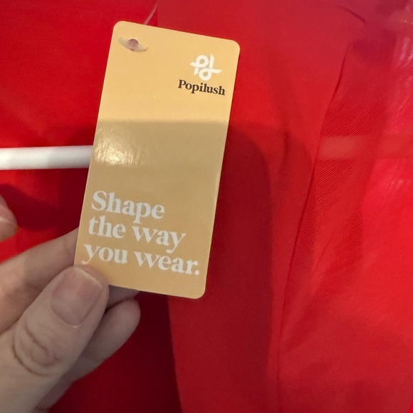 Chic Red Mini Dress - Picture 5 of 10